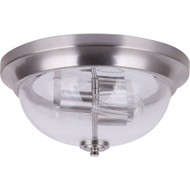 Home Impressions 13 In. Brushed Nickel LED Flush Mount Ceiling Light Fixture