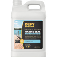 Defy Marine Seal Wood Dock Stain & Sealer  Light Walnut  2.5 Gal.