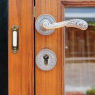 Heath Zenith Wired Antique Brass LED Lighted Doorbell Push-Button