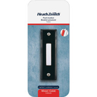 Heath Zenith Wired Black Doorbell Push-Button