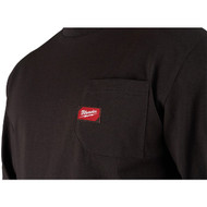 Milwaukee XL Black Long Sleeve Men's Heavy-Duty Pocket Shirt