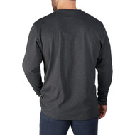 Milwaukee XL Gray Long Sleeve Men's Heavy-Duty Pocket Shirt