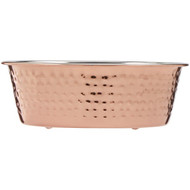Westminster Pet Ruffin' it Copper-Plated Stainless Steel Round 1 Qt. Pet Food Bowl