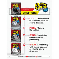Flex Tape Max 4 In. x 25 Ft. Repair Tape  Clear