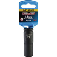 Channellock 3/8 In. Drive 13 mm 6-Point Deep Metric Impact Socket