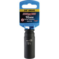 Channellock 3/8 In. Drive 16 mm 6-Point Deep Metric Impact Socket