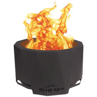 Blue Sky Mammoth 32 In. Round Steel Wood/Pellet High Efficiency Smokeless Fire Pit