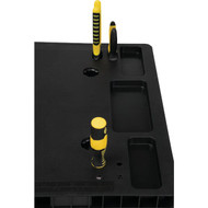 OmniTable Plus 5-in-1 Household & DIY Work Station: Workbench  Saw Horse  Work Platform/Scaffold  Dolly & Creeper