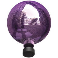 Alpine 10 In. Dia. Electric Purple Glass Gazing Globe