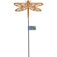 Alpine 15 In. H. Rustic Metal Insect & Hummingbird Pot Stake