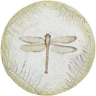Alpine 10 In. Dia. Cement Imprinted Insect Stepping Stone
