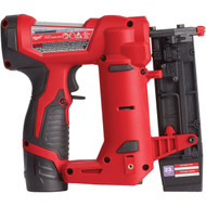 Milwaukee M12 12-Volt Lithium-Ion 23-Gauge Cordless Pin Nailer Kit