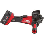 Milwaukee M18 FUEL 18-Volt Lithium-Ion 4-1/2 In - 5 In. Brushless Cordless Angle Grinder Kit with Paddle Switch  No-Lock