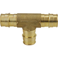 Apollo Retail 3/4 In. x 3/4 In x 3/4 In. Barb Brass PEX-A Tee