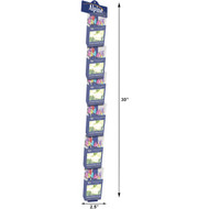 Alpine 3.84 Ft. 10-Light Multi-Color LED Insect Patio String Lights