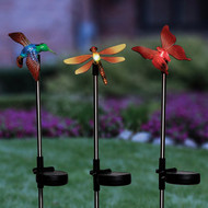 Alpine Plastic 32 In. H. Vibrant Friends Solar LED Stake Light