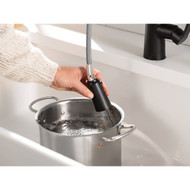 Moen Edwyn 1-Handle Pull-Down Kitchen Faucet with Soap Dispenser  Matte Black
