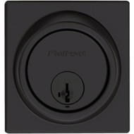 Kwikset Key Control Deadbolt with SmartKey Security Matte Black Deadbolt