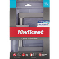 Kwikset Halifax Satin Nickel Steel Privacy Lever