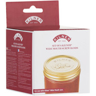 Kilner Wide Mouth Preserve Jar Screw Band (6-Count)