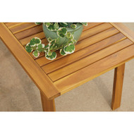 Outdoor Expressions Sutton 4-Piece Acacia Wood Chat Set