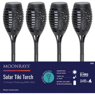 Moonrays Plastic 19-1/2 In. H. Solar Flame Stake Light