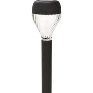 Moonrays Black 1.2 Lm. Plastic Swirl Lens Solar Path Light
