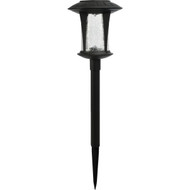 Moonrays Crackle Glass Solar Stake Light Set (6-Pack)