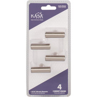 KasaWare 7/16 In. Diameter Satin Nickel Cabinet Knob (4-Pack)