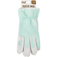 Mud Women's Small/Medium Goatskin Leather Mint Garden Glove