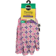 Miracle-Gro Women's Polyester Gardening Comfort Planting Gloves  Medium/Large