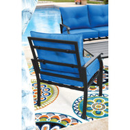 Outdoor Expressions Azure Blue Chat Set (4-Piece)