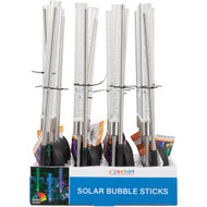 Exhart 34 In. Color Changing LED Solar Bubble Stake Light