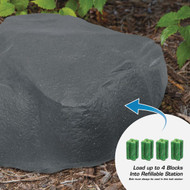 TOMCAT Refillable Rockspace Bait Station with 15 Block Baits & 1 Station