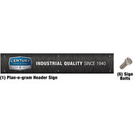 Century Drill & Tool 8 In. x 4 In. Planogram Header Sign Kit