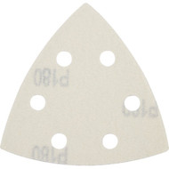Milwaukee OPEN-LOK 3-1/2 In. 180 Grit Triangle Sandpaper (6-Pack)