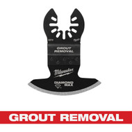 Milwaukee OPEN-LOK Diamond MAX Diamond Grit Grout Removal Oscillating Blade