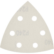 Milwaukee OPEN-LOK 3-1/2 In. 240 Grit Triangle Sandpaper (6-Pack)