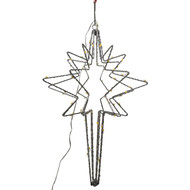Alpine 18 In. LED Warm White Bethlehem Star Lighted Decoration