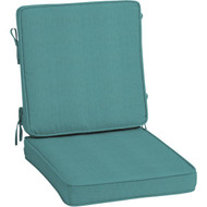 Arden Selections ProFoam 20 In. W. x 3.5 In. H. x 40 In. L. Acrylic Outdoor Dining Chair Cushion  Surf Teal