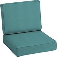 Arden Selections ProFoam 24 In. W. x 6 In. H. x 42 In. L. Acrylic Outdoor Deep Seat Cushion  Surf Turquoise