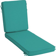 Arden Selections ProFoam 21 In. W. x 3.5 In. H. x 72 In. L. Acrylic Outdoor Chaise Cushion  Surf Turquoise