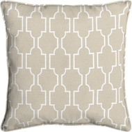 Oceantex 18 In. W. x 5.5 In. H. x 18 In. L. Recycled Polyester Embroidered Bee Pillow