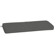 Arden Selections ProFoam 46 In. W. x 3.5 In. H. x 18 In. L. Acrylic Outdoor Bench Cushion  Slate Gray