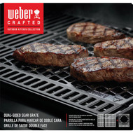 Weber 16 In. x 16 In. Porcelain Enameled Cast Iron Dual Sided Sear Grate