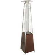 Remington 46 000 BTU Bronze Steel Pyramid Outdoor Patio Heater