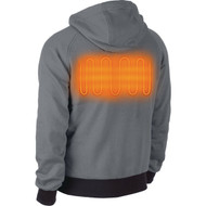 Milwaukee M12 Men's Gray Cordless Heated Hoodie Kit  L