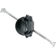 Pass and Seymour Thermoplastic Molded 4 In. Round Ceiling Box with Adjustable Bracket