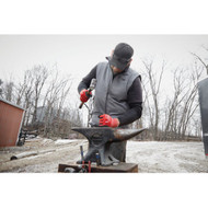 Milwaukee M12 TOUGHSHELL Men's Gray Cordless Heated Vest  2XL