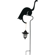 41.42 In. LED Cat Playing with Lantern Lighted Decoration